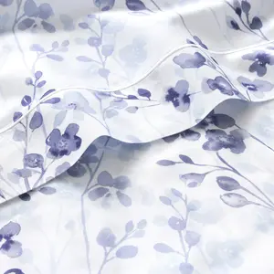 Calme 100% Organic Cotton Sateen Flat Sheet