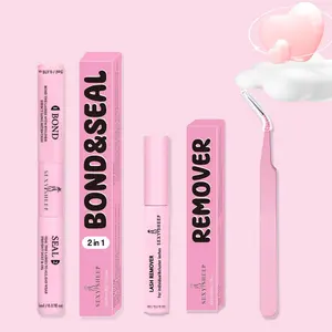 Eyelash Glue & Seal & Tweezers & Lashes Remover, 1/2/3pcs Eyelashes Bond & Seal Or Tweezers, Eye Makeup Tool for Women & Girls, Cosmetic, Eyelash Extension Kit