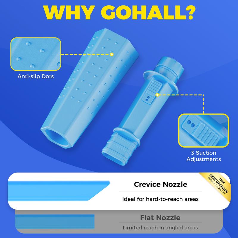 Dryer Vent Cleaner Kit 2 Pieces Compatible with Most Vacuum Cleaners Lint Brush & Hose Attachment with Stretch Universal Connector Quick Lint Remover for Deep Cleaning Machine