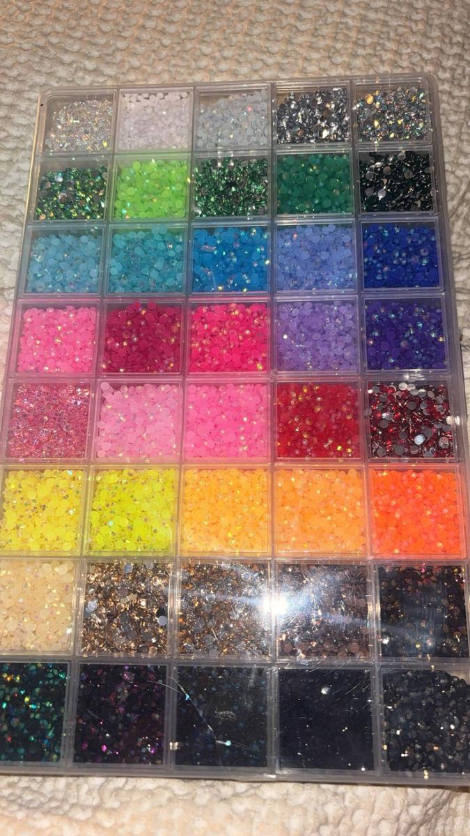 Item: 40 colors, Ultra Large Packs + 3Pcs Glue | 3mm Beads