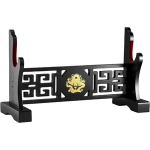 Padded Sword Stand Display  Protect Sword Rack  Genji  Samurai  Gladius Templar Medieval Sword Stand Holder - Dragon