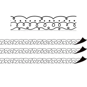 Squiggles and Dots Magnetic Border, 24 Feet Per Pack, 3 Packs