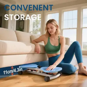 Premium Waist Twisting Plate with 330lbs Load Capacity, Silent Home Workout Gear, Sculpts Abs & Oblique Muscles, Great Core Exerciser for All Genders