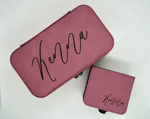 Custom Engraved Travel Jewelry Box – Personalized Jewelry Organizer