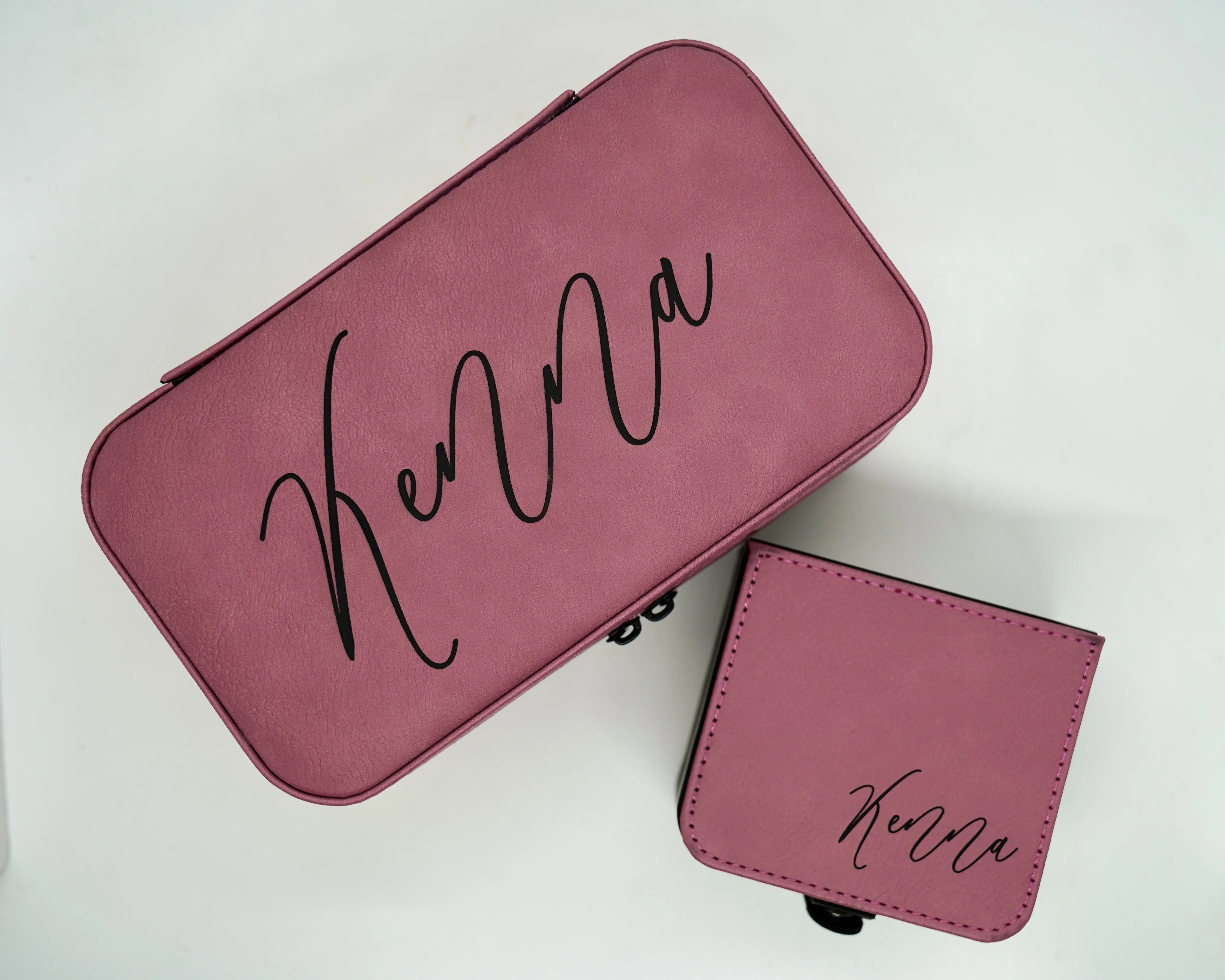 Custom Engraved Travel Jewelry Box – Personalized Jewelry Organizer
