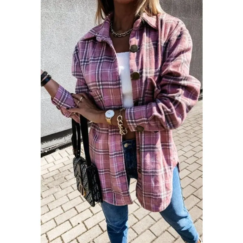 Pink Plaid Flannel