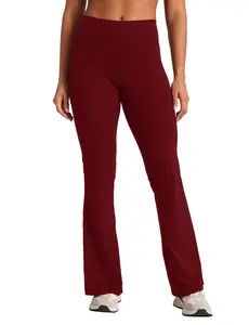 UNISSU Hugcore No Front Seam High Waisted Yoga Pants Bootcut Flare Leggings for Women Casual Buttery Soft Comfy - 30''