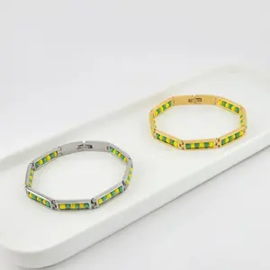 FWJ Stainless Steel 8mm Orula Bracelet - 8in, Fashionable Bangles, Gold Plated Bracelet Bangle