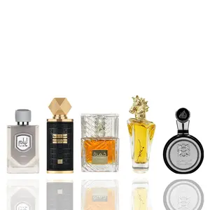 Lattafa Unisex Luxury 5-Piece Packaged Fragrance Gift Bundle - Maaahir Gold, Liam, Fakhar Lattafa Man, Khamrah, Mashrabya, Aromatic, Floral Woody, Musk Scents with Fruity-Floral, Spicy-Sweet Notes, Elegant Scent, Floral Woody Fragrance