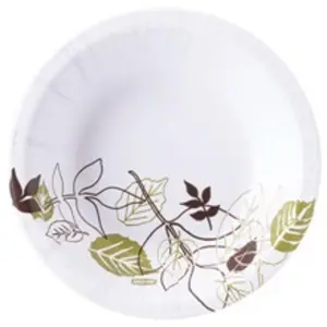 Dixie DIX340 12 oz Heavyweight White Paper Bowls