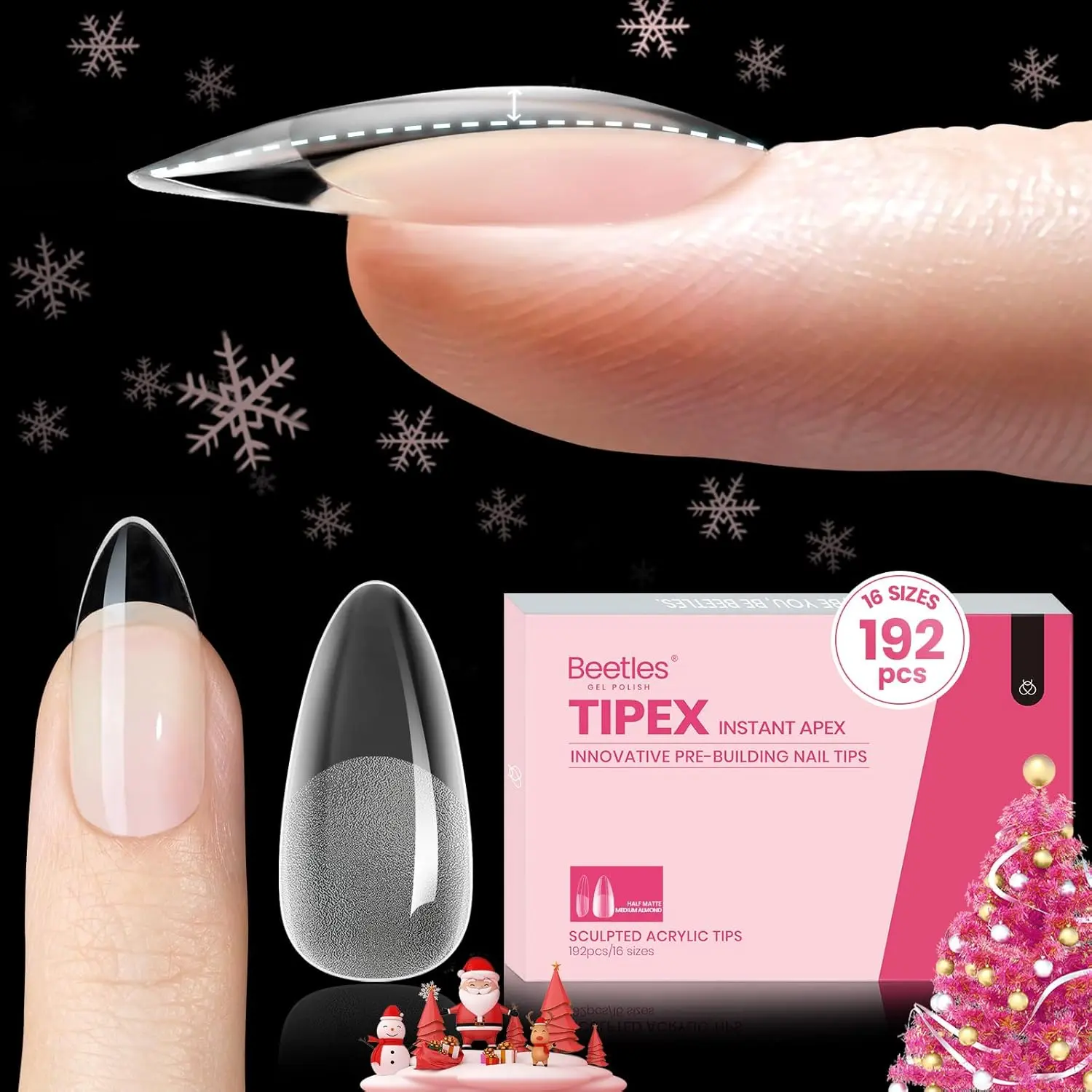 Tipex Almond Medium 192 Pieces（NO GLUE&Lamp）