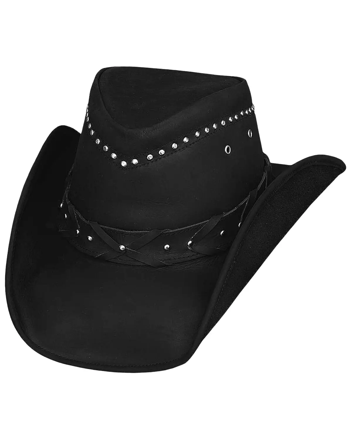 Bullhide Men's Burnt Dust Top Grain Leather Hat - 4015Bl