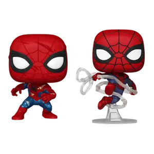 Funko Pop! Spider-Man: Brand New Day – Spider-Man (Swinging) #1586 & Spider-Man (No Way Home Suit) #1587 (Set)