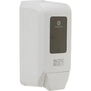 212 MAIN Wall-Mounted Bathroom Soap Dispenser, Georgia Pacific GPC53058 White Soap Canister, Home Bathroom Supplies Accessory, Wall Mounted Dispenser