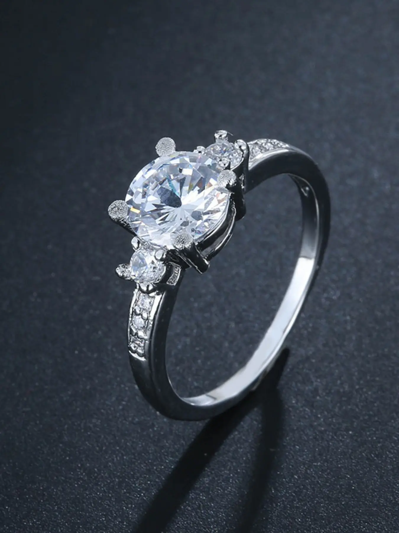 Plated Proposal Ring Jewelry, Elegant Engagement Ring for Men, Perfect Gift for Special Occasions, Durable & Stylish Design