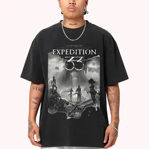 Expedition 33 Fantasy Combat Graphic T Shirt For Hardcore Gamer Fans HY3056