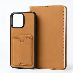 Darlingcase Leather Wallet Casing for iPhone 13 - 17 Shockproof Protection, Card Slot - Smartphone, Cellphone, Handheld Accessories
