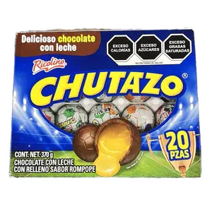 Riccolino Chutazo 20ct Chocolate with Leche - Snack - 20 Pazas Exceding Calories, Exceding Azúcar, Exceding Saturadas