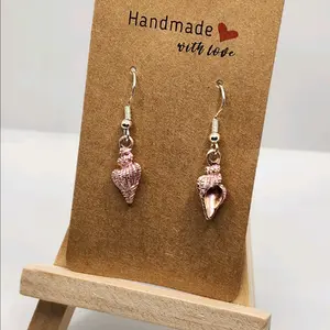 Handmade Seashell Earrings Premium Resin Hook Earrings for Beach Fashionistas Lightweight & Durable Ocean Inspired Jewelry Gift