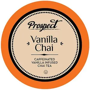 Prospect Tea Co. Caffeinated Vanilla Chai Tea Pods for Keurig 40-Count