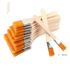 12-Piece Multi-Sized Artist Brushes, Natural Wood Handles, Professional Art Supplies, Sizes #1-12, Ideal for Artists, Creative Tools
