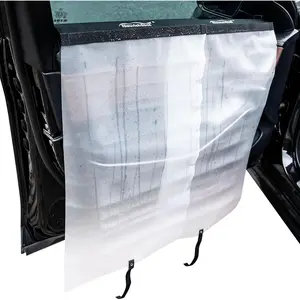 Door Panel Cover, 2 Packs  Guard Protection for Window Film Tint Application,  PET Water Shield Sheets, Black
