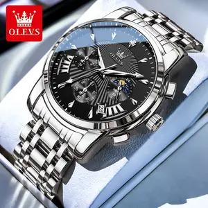 OLEVS Stylish Men's Quartz Watch Luminous Waterproof Sports Wristwatch Model 2892