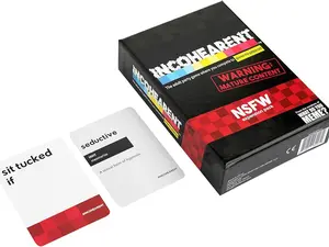 Incohearent Expansion Pack NSFW Edition by Relatable, Designed to Add On to Incohearent Core Game, Funny Card Game for Adults, Good for Party Games, Includes 180 Cards
