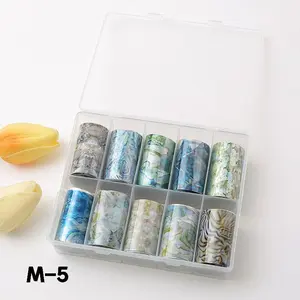 10 Rolls - Transfer Nail Foils - #5
