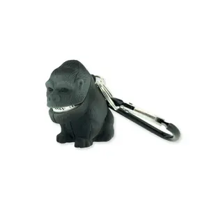 Gorilla WildLight Animal Carabiner Flashlight - Fun Mini Keychain Flash Lights for Kids, Nurses, Camping