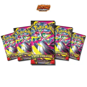 Mega Evolution Booster Packs - 5 Pokémon Booster Pack