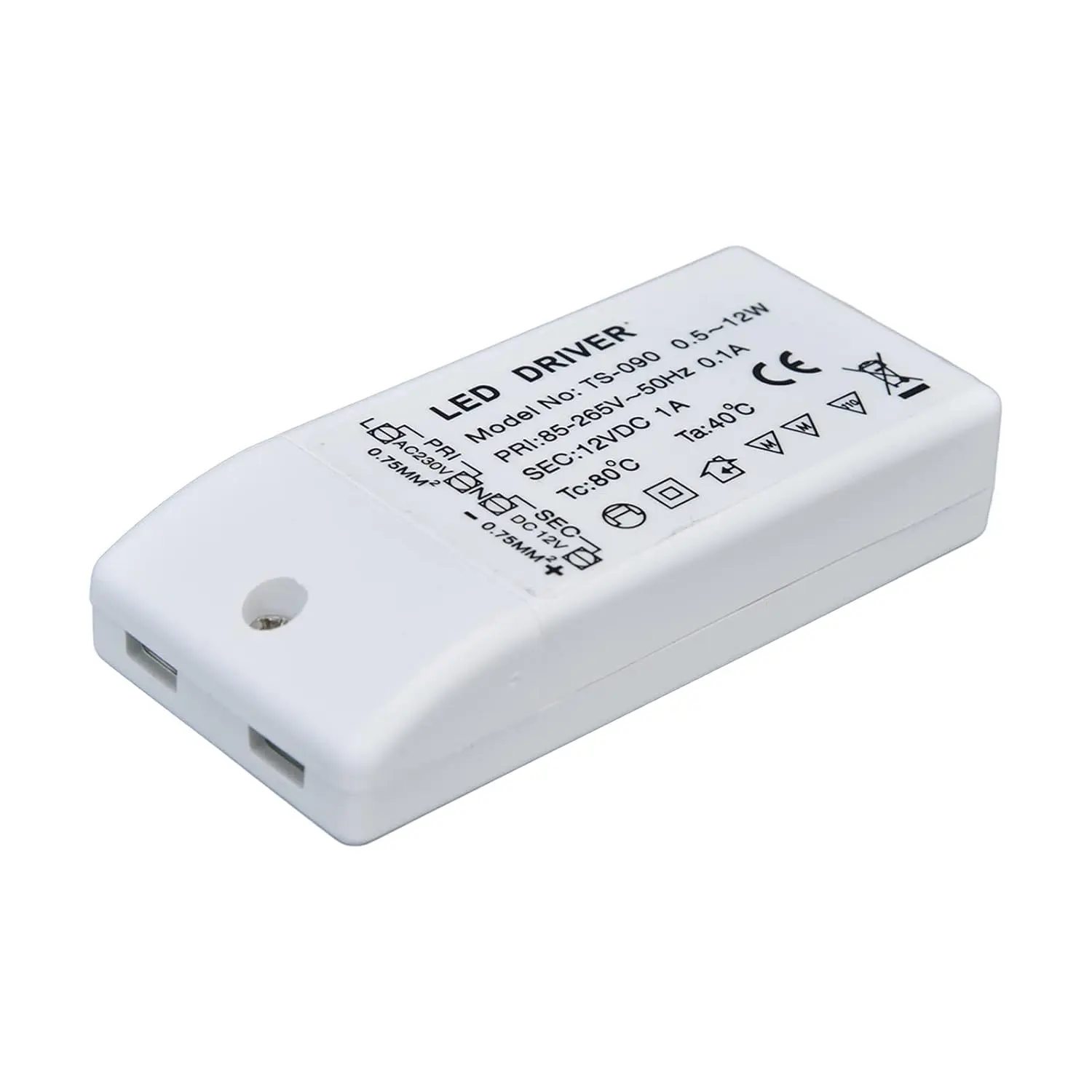 LED Driver 12W LED Power Supply 12V DC LED Transformer LED Strip Driver Cabinet for LED Strip, Spotlight Cabinet Lights, and Indoor Lighting Home Use