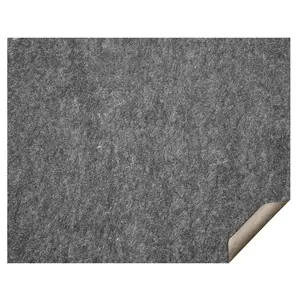VEVOR - Slip-Resistant Rug Pad - Protective Cushioning Carpet Pad - 8' x 10' - 1/4"Thick - Dual Surface - Polyester Felt + Latex - Gray - 7-8㎡ Area Carpet Padding Rug Cushion Safe for All Floors