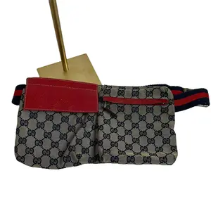 Pre-owned GUCCI CANVAS belt bags GG BELT BAG VERY GOOD CONDITION
