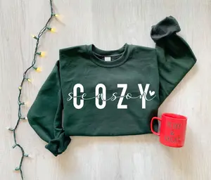 Cozy Season Sweatshirt, Merry And Bright Sweatshirt, Christmas Sweatshirt, Womens Holiday Sweatshirt, Christmas Shirt, Winter Shirt,Xmas Tee