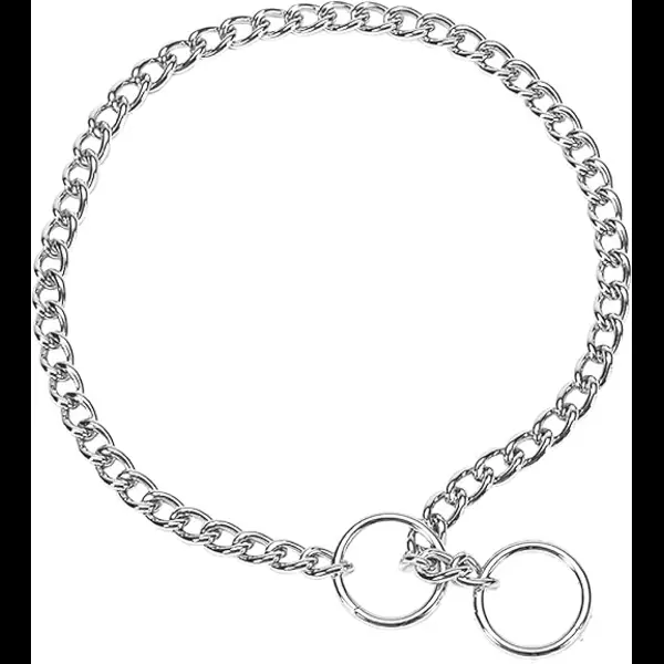 Coastal Pet Titan Chain Training Dog Collar - Durable Metal Choke Collar for Dog Training - Argon-Welded Chrome Chain - 4 mm x 24"