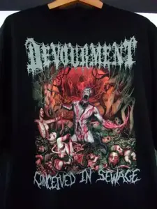 Devourment Gift For Family Black T-Shirt Cotton All Size US512