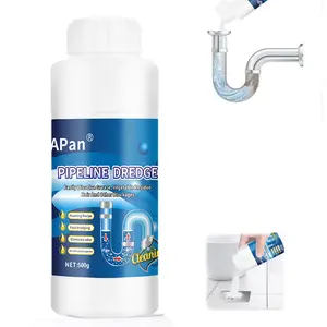 Powerful Drain Cleaner for Clogged Pipes & Sewer Holes, Effective Toilet Unclogger Tool, Instant Drain Cleaning Solution
