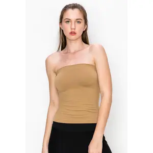 KURVE BUTTER SOFT SEAMLESS SIDE RIBBING TUBE TOP