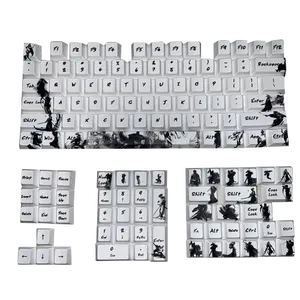 Five-sided PBT Sublimation Ink Keycaps 108 pcs
