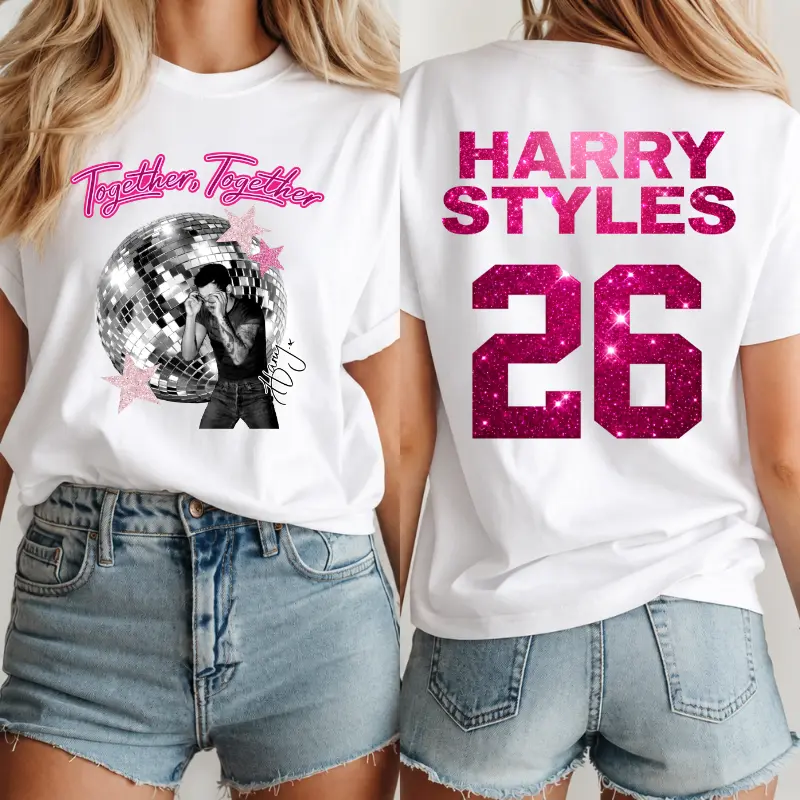 Harry Styles Tour 2026 T-Shirt, Youth and Adult Concert Tee, Retro Pop Music Graphic Shirt, Unisex Fan Apparel, Trendy Tour Outfit Gift for Teens Men Women