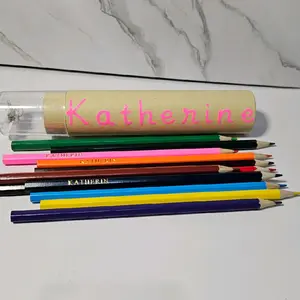 12 Colored Pencil set, Personalized with your name in hot foil!