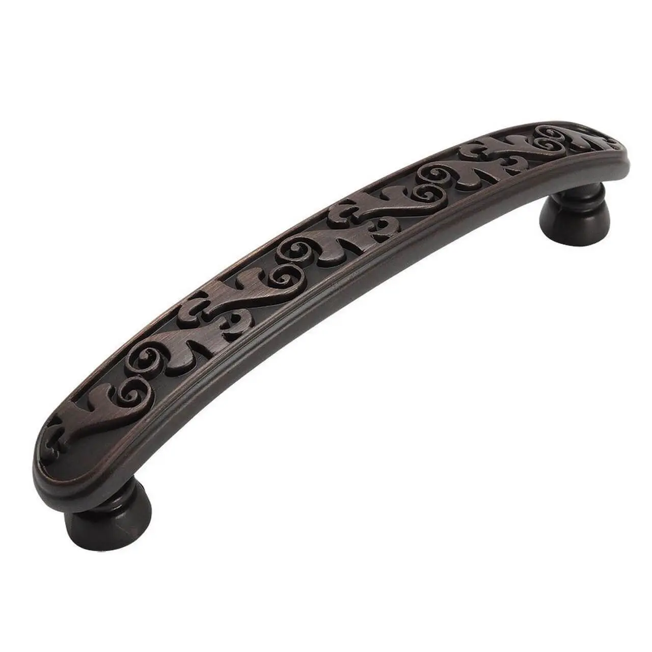 Cosmas 4298ORB Oil Rubbed Bronze Floral Cabinet Pull