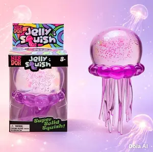 Jellyfish Squish Sensory Toy | Wiggly Tentacles Quiet Stress Ball