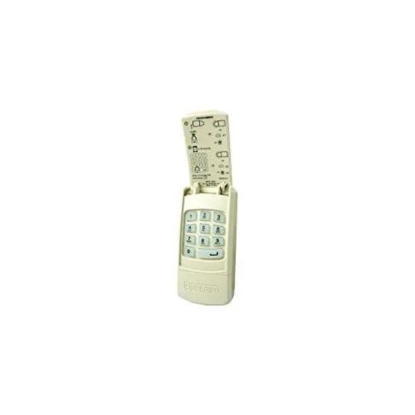 Guardian WKCC Wireless Keyless Entry Keypad for Garage Doors - Weatherproof, Outdoor Installation, Dual Frequency, Keyless Access, 200 ft. Range, Includes Batteries, Feet/Meters