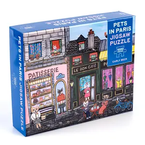 Pets in Paris 1,000-Piece Jigsaw Puzzle Pets in Paris 1,000-Piece Jigsaw Puzzle