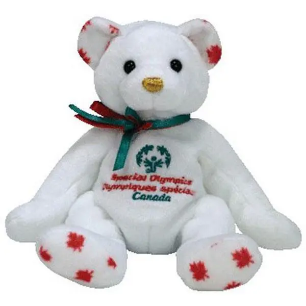 TY Beanie Baby - COURAGEOUS the Bear (Canada Exclusive) (7 inch) (2006) - MWMTs