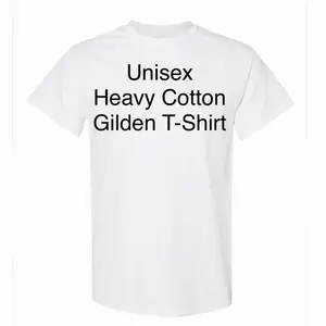 Unisex Heavy Cotton Gilden T-Shirt (Live) Choose your print