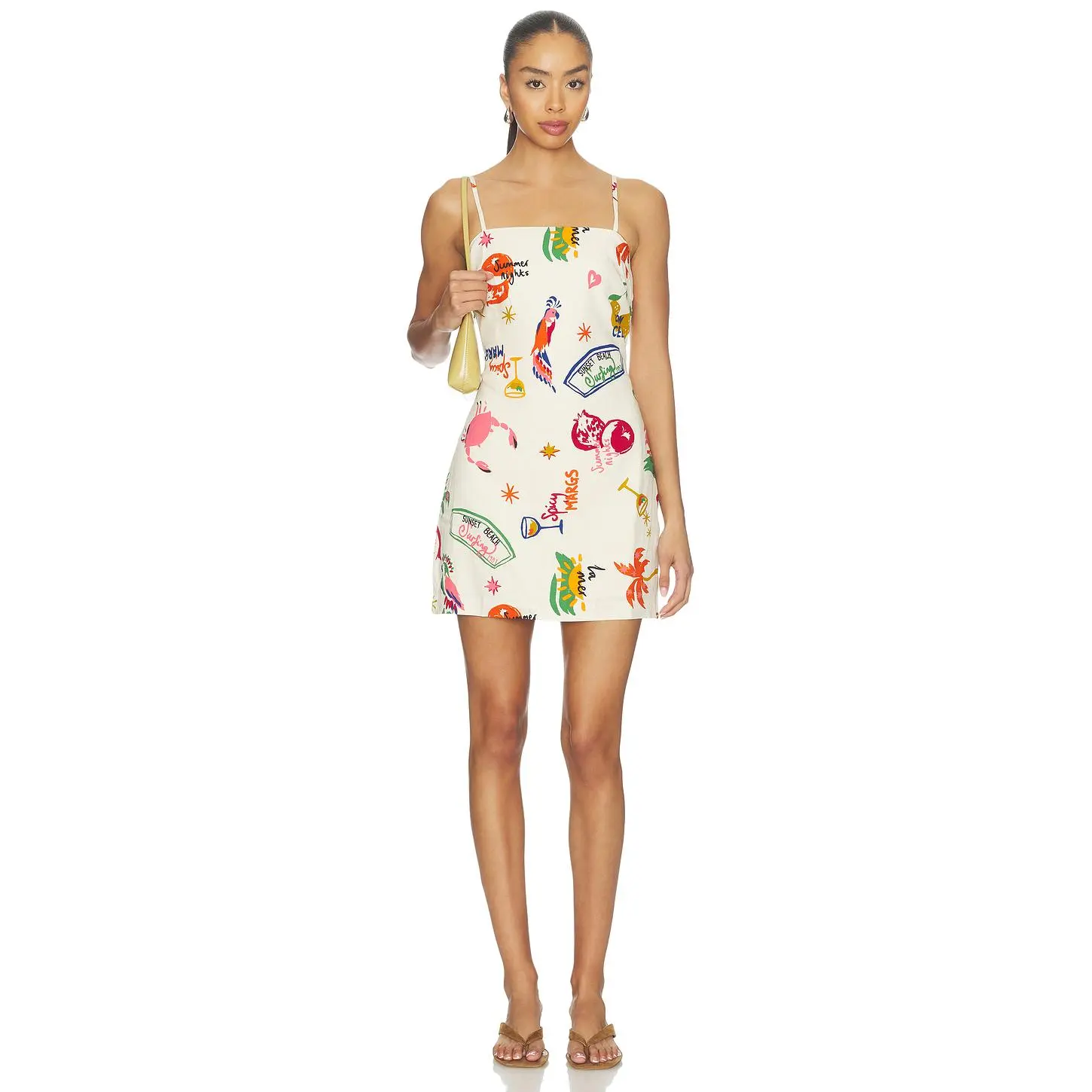 ASTR the Label Valencia Dress in Island Sketchbook