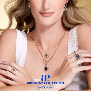 BP September Birthday Earring Collection **Home Reveal** Sapphire Stone (lab created)